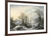 Glistening Winter's Eve-William Stone-Framed Giclee Print