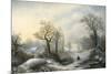 Glistening Winter's Eve-William Stone-Mounted Giclee Print