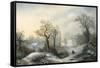 Glistening Winter's Eve-William Stone-Framed Stretched Canvas