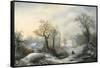 Glistening Winter's Eve-William Stone-Framed Stretched Canvas