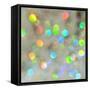 Glitter Bokeh V-Monika Burkhart-Framed Stretched Canvas