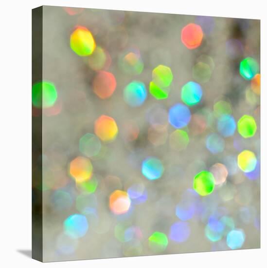 Glitter Bokeh V-Monika Burkhart-Stretched Canvas