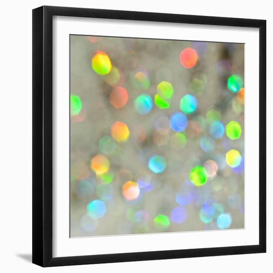 Glitter Bokeh V-Monika Burkhart-Framed Photographic Print