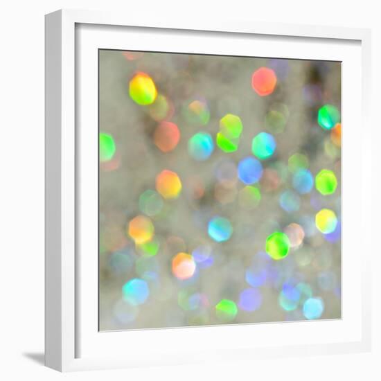 Glitter Bokeh V-Monika Burkhart-Framed Photographic Print