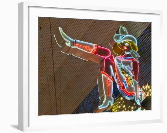 Glitter Gulch Casino and Fremont Street Experience, Las Vegas, Nevada, USA, North America-Michael DeFreitas-Framed Photographic Print