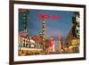 Glitter Gulch, Las Vegas, Nevada-null-Framed Premium Giclee Print