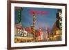 Glitter Gulch, Las Vegas, Nevada-null-Framed Premium Giclee Print