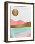 Glitter Landscape 1-Kim Allen-Framed Art Print