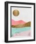 Glitter Landscape 1-Kim Allen-Framed Art Print