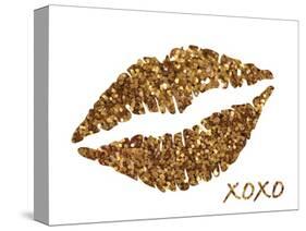 Glitter Lips-N. Harbick-Stretched Canvas