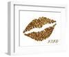 Glitter Lips-N. Harbick-Framed Art Print