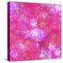 Glitter Love Pink Pattern-Tina Lavoie-Stretched Canvas