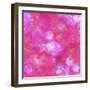 Glitter Love Pink Pattern-Tina Lavoie-Framed Giclee Print