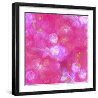 Glitter Love Pink Pattern-Tina Lavoie-Framed Giclee Print