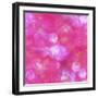 Glitter Love Pink Pattern-Tina Lavoie-Framed Giclee Print