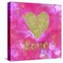 Glitter Love Pink-Tina Lavoie-Stretched Canvas