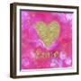 Glitter Love Pink-Tina Lavoie-Framed Giclee Print