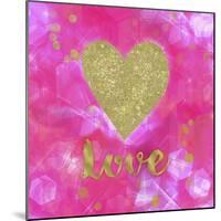 Glitter Love Pink-Tina Lavoie-Mounted Giclee Print