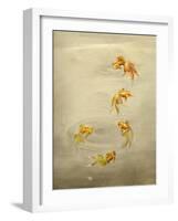 Glittering Goldfish-Peggy Harris-Framed Giclee Print