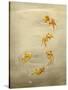 Glittering Goldfish-Peggy Harris-Stretched Canvas