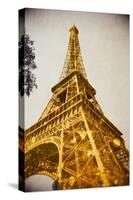 Glittery Paris-Emily Navas-Stretched Canvas