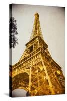 Glittery Paris-Emily Navas-Stretched Canvas