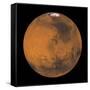 Global Color View of Mars-Stocktrek Images-Framed Stretched Canvas