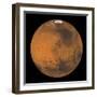 Global Color View of Mars-Stocktrek Images-Framed Photographic Print