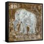 Global Elephant II-Tara Daavettila-Framed Stretched Canvas