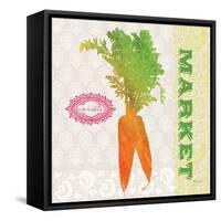 Global Garden Carrots-Bella Dos Santos-Framed Stretched Canvas