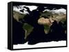 Global Image of Our World-Stocktrek Images-Framed Stretched Canvas