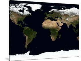 Global Image of Our World-Stocktrek Images-Stretched Canvas