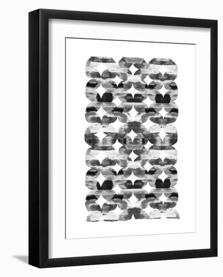 Global Influence 1 B&W-Bella Dos Santos-Framed Art Print