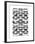 Global Influence 1 B&W-Bella Dos Santos-Framed Art Print