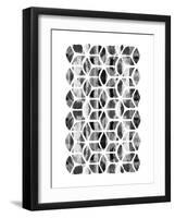 Global Influence 2 B&W-Bella Dos Santos-Framed Art Print