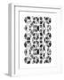 Global Influence 2 B&W-Bella Dos Santos-Framed Art Print