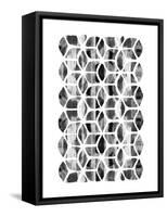 Global Influence 2 B&W-Bella Dos Santos-Framed Stretched Canvas