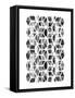 Global Influence 2 B&W-Bella Dos Santos-Framed Stretched Canvas