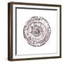 Global Mandala 2-Lora Gold-Framed Art Print