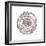 Global Mandala 2-Lora Gold-Framed Art Print