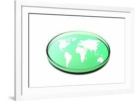 Global Research, Conceptual Image-Victor De Schwanberg-Framed Photographic Print