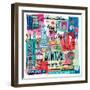 Global Travel I-Farida Zaman-Framed Art Print