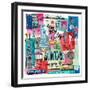 Global Travel I-Farida Zaman-Framed Art Print