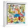 Global Travel IX-Farida Zaman-Framed Art Print