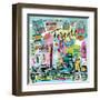 Global Travel XIII-Farida Zaman-Framed Art Print