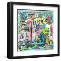 Global Travel XIII-Farida Zaman-Framed Art Print