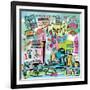 Global Travel XIII-Farida Zaman-Framed Art Print