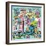 Global Travel XIII-Farida Zaman-Framed Premium Giclee Print