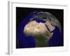 Global View of Earth over North Africa, Europe, the Middle East, and India-Stocktrek Images-Framed Photographic Print