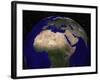 Global View of Earth over North Africa, Europe, the Middle East, and India-Stocktrek Images-Framed Photographic Print